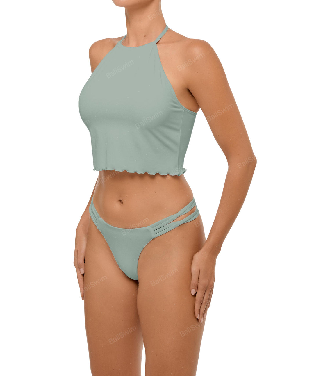 BSWS-B96 Criss cross Strappy Bikini Bottom