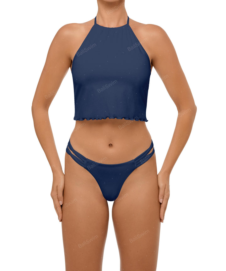 BSWS-B96 Criss cross Strappy Bikini Bottom