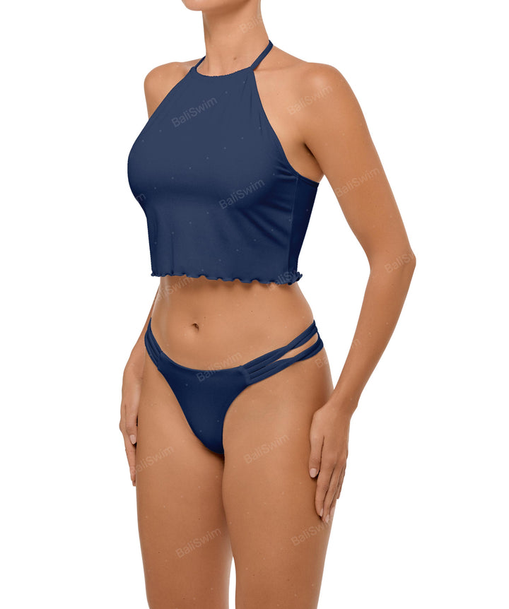 BSWS-B96 Criss cross Strappy Bikini Bottom