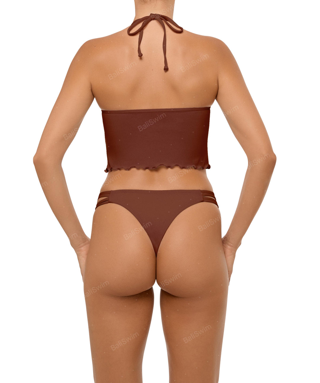 BSWS-B96 Criss cross Strappy Bikini Bottom