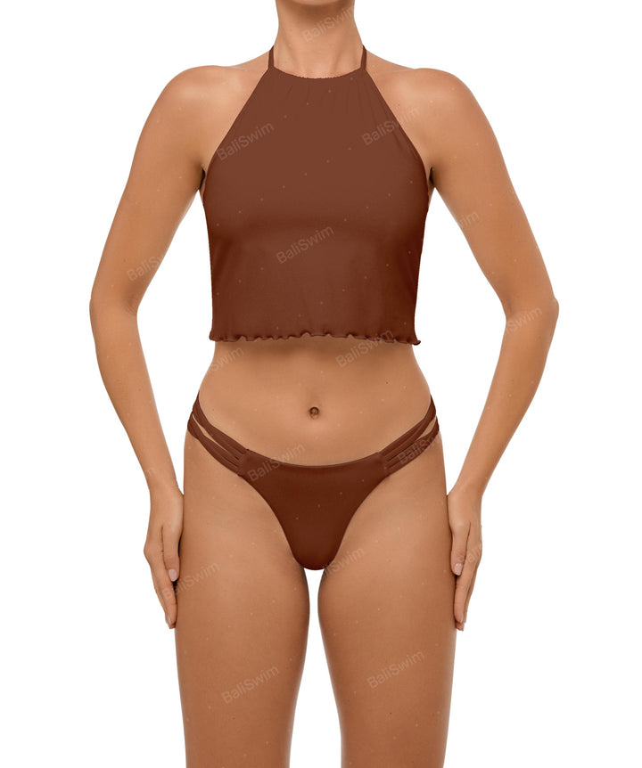 BSWS-B96 Criss cross Strappy Bikini Bottom