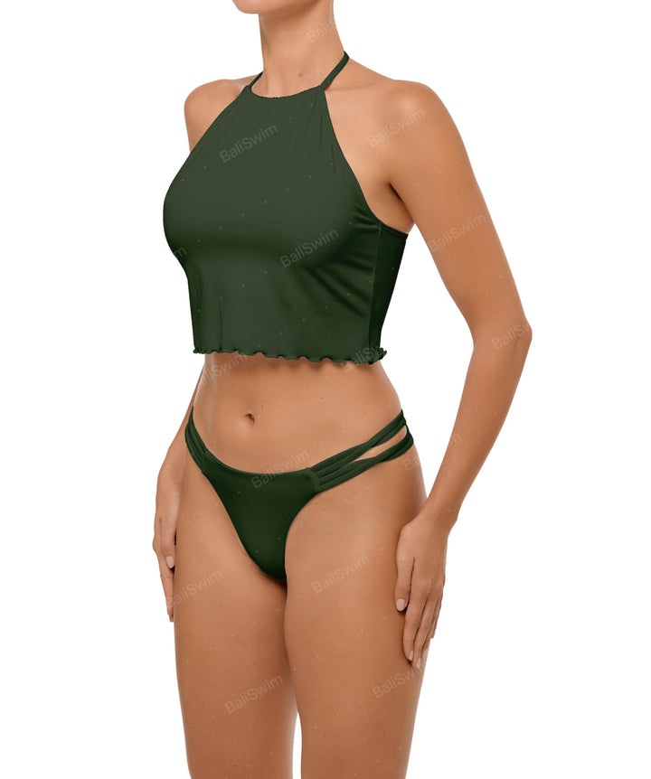 BSWS-B96 Criss cross Strappy Bikini Bottom