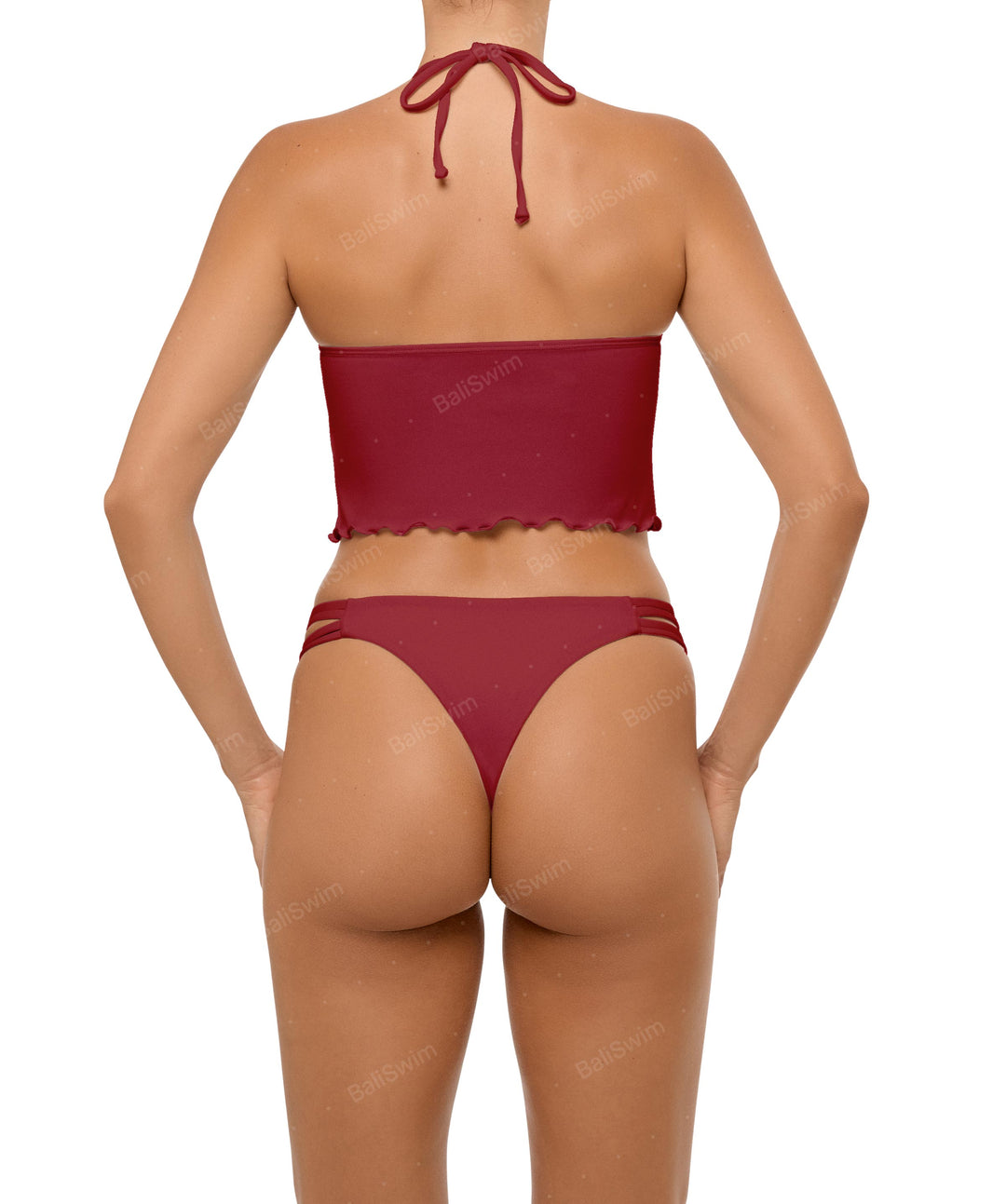 BSWS-B96 Criss cross Strappy Bikini Bottom