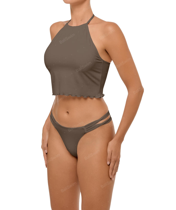 BSWS-B96 Criss cross Strappy Bikini Bottom