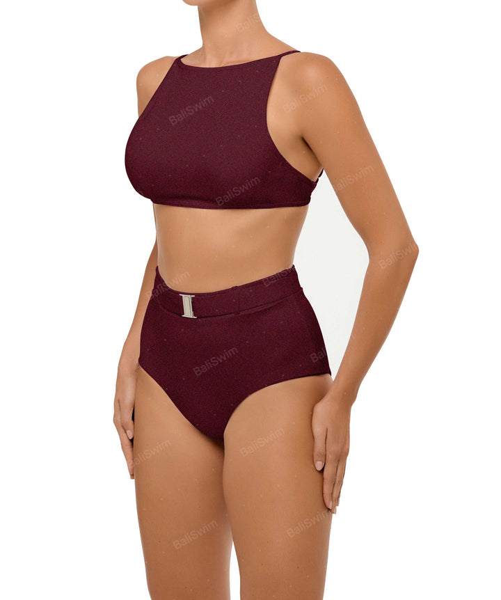 BSWS-T98 High Neck Bikini Top