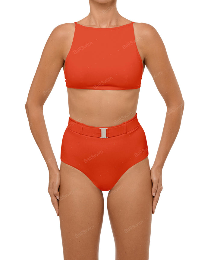BSWS-T98 High Neck Bikini Top