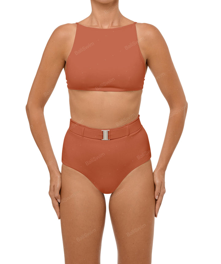 BSWS-T98 High Neck Bikini Top