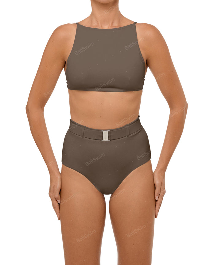 BSWS-T98 High Neck Bikini Top