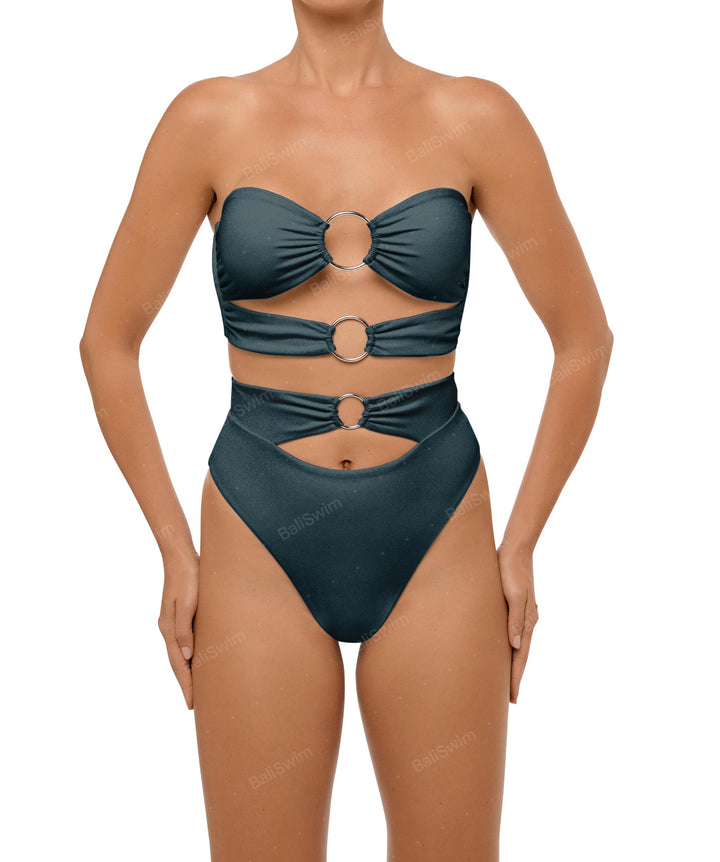 BSWS-T99 O-ring Bandeau Bikini Top