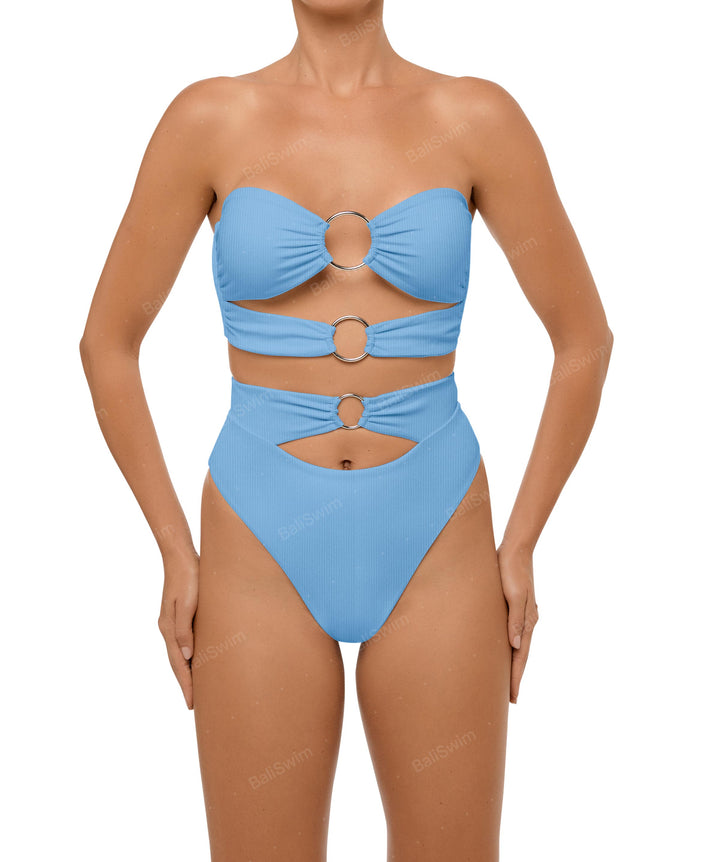 BSWS-T99 O-ring Bandeau Bikini Top