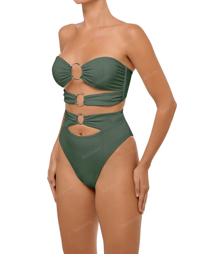BSWS-T99 O-ring Bandeau Bikini Top