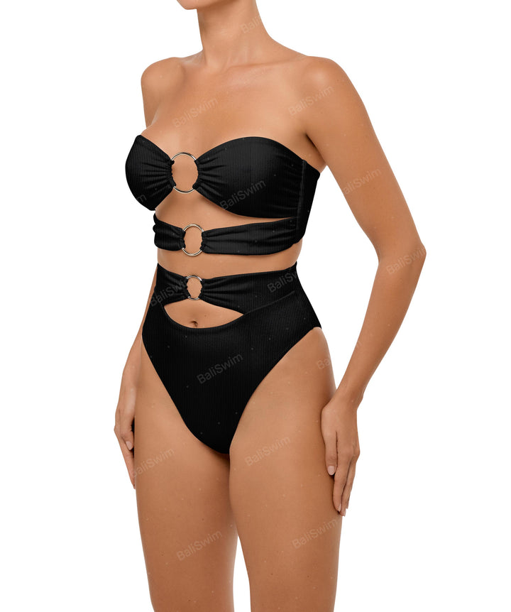 BSWS-T99 O-ring Bandeau Bikini Top