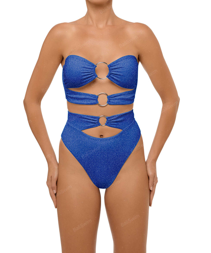 BSWS-B99 O-ring High Rise Bikini Bottom