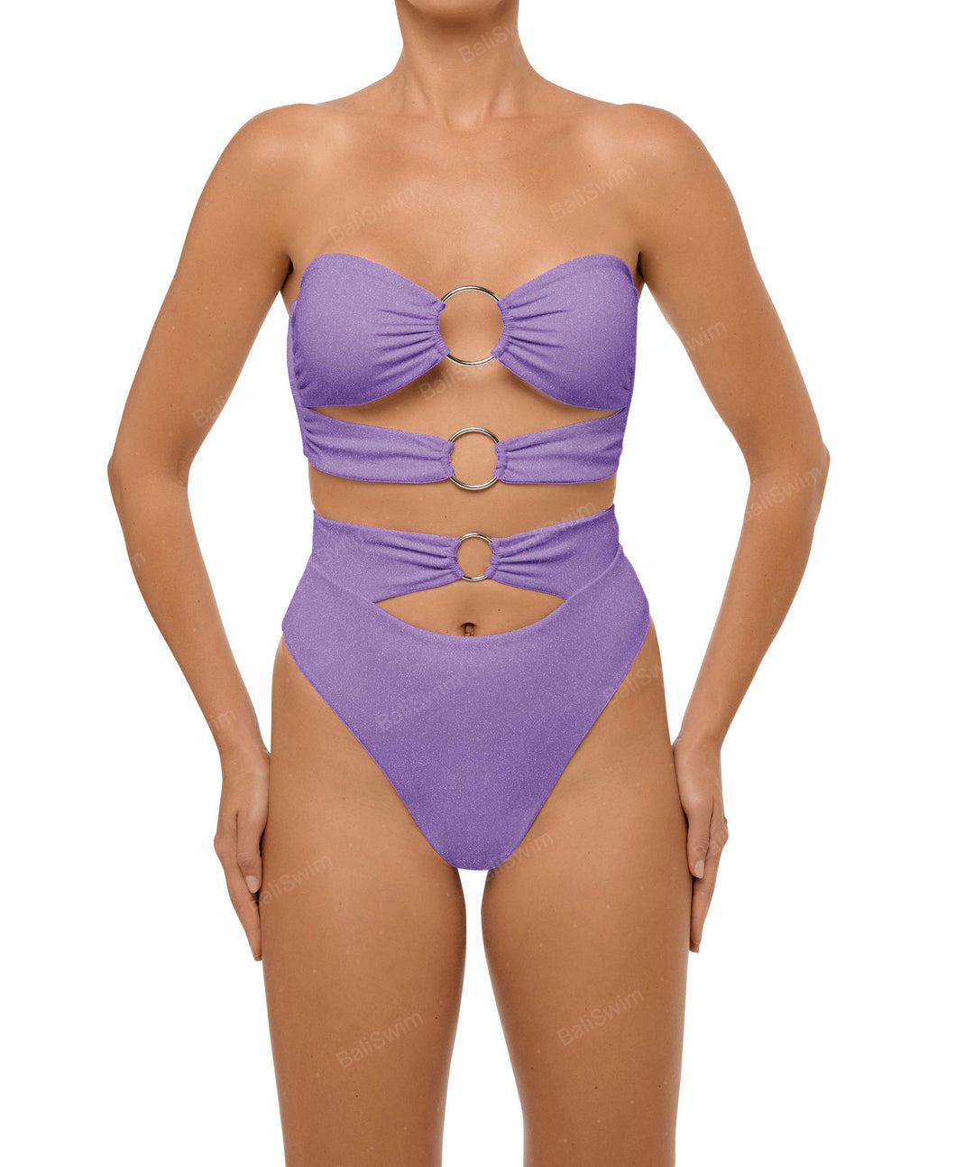 BSWS-T99 O-ring Bandeau Bikini Top