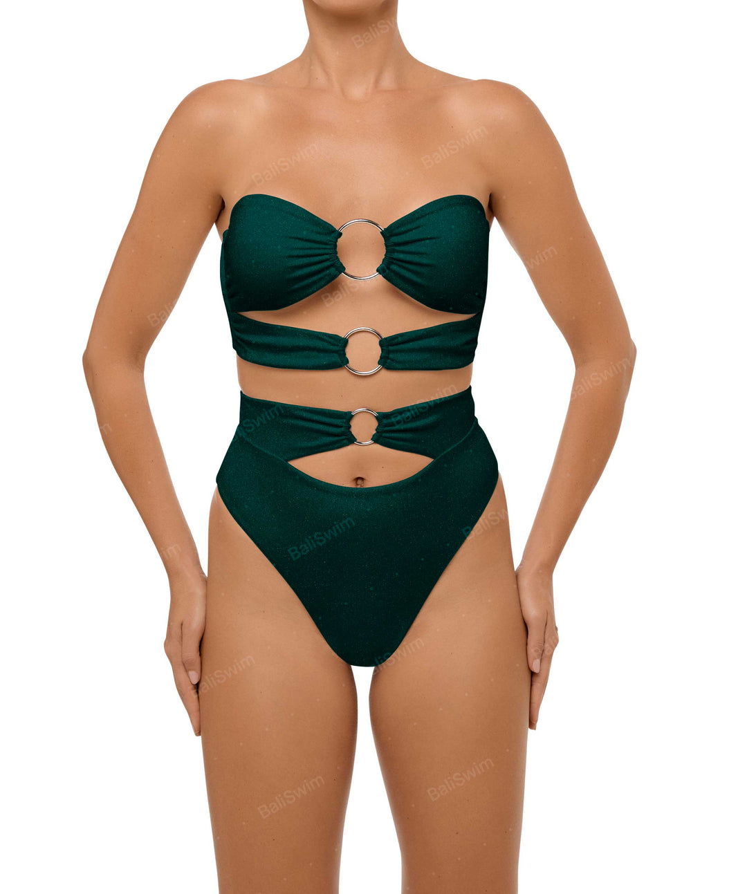 BSWS-T99 O-ring Bandeau Bikini Top