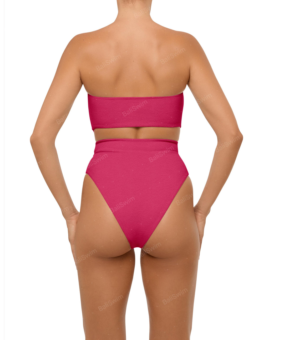 BSWS-B99 O-ring High Rise Bikini Bottom