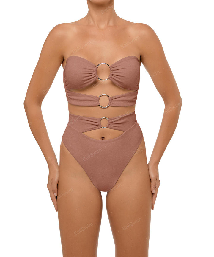 BSWS-T99 O-ring Bandeau Bikini Top