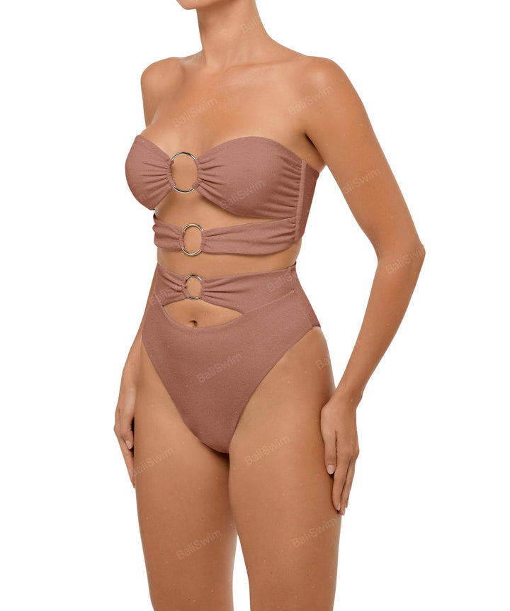 BSWS-T99 O-ring Bandeau Bikini Top