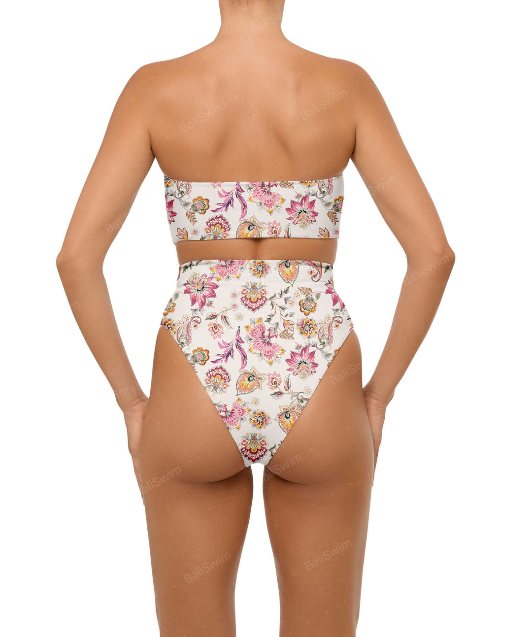 BSWS-B99 O-ring High Rise Bikini Bottom