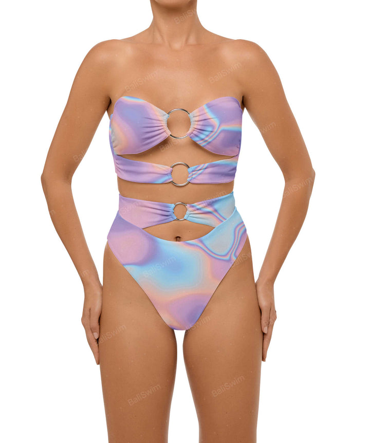 BSWS-T99 O-ring Bandeau Bikini Top