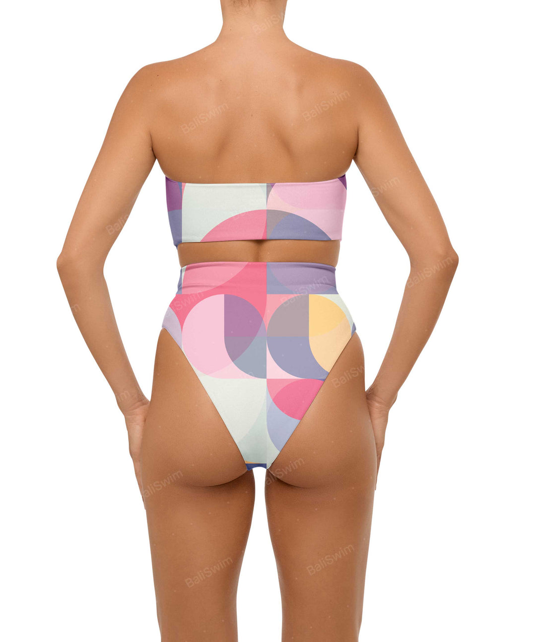 BSWS-B99 O-ring High Rise Bikini Bottom
