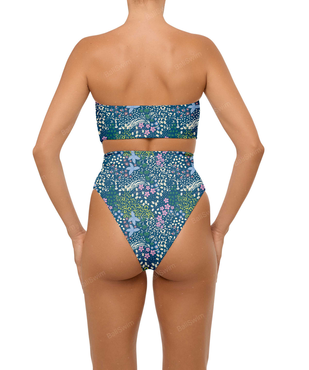 BSWS-B99 O-ring High Rise Bikini Bottom
