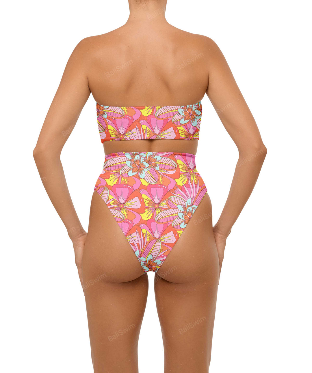 BSWS-B99 O-ring High Rise Bikini Bottom