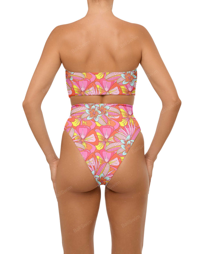BSWS-B99 O-ring High Rise Bikini Bottom