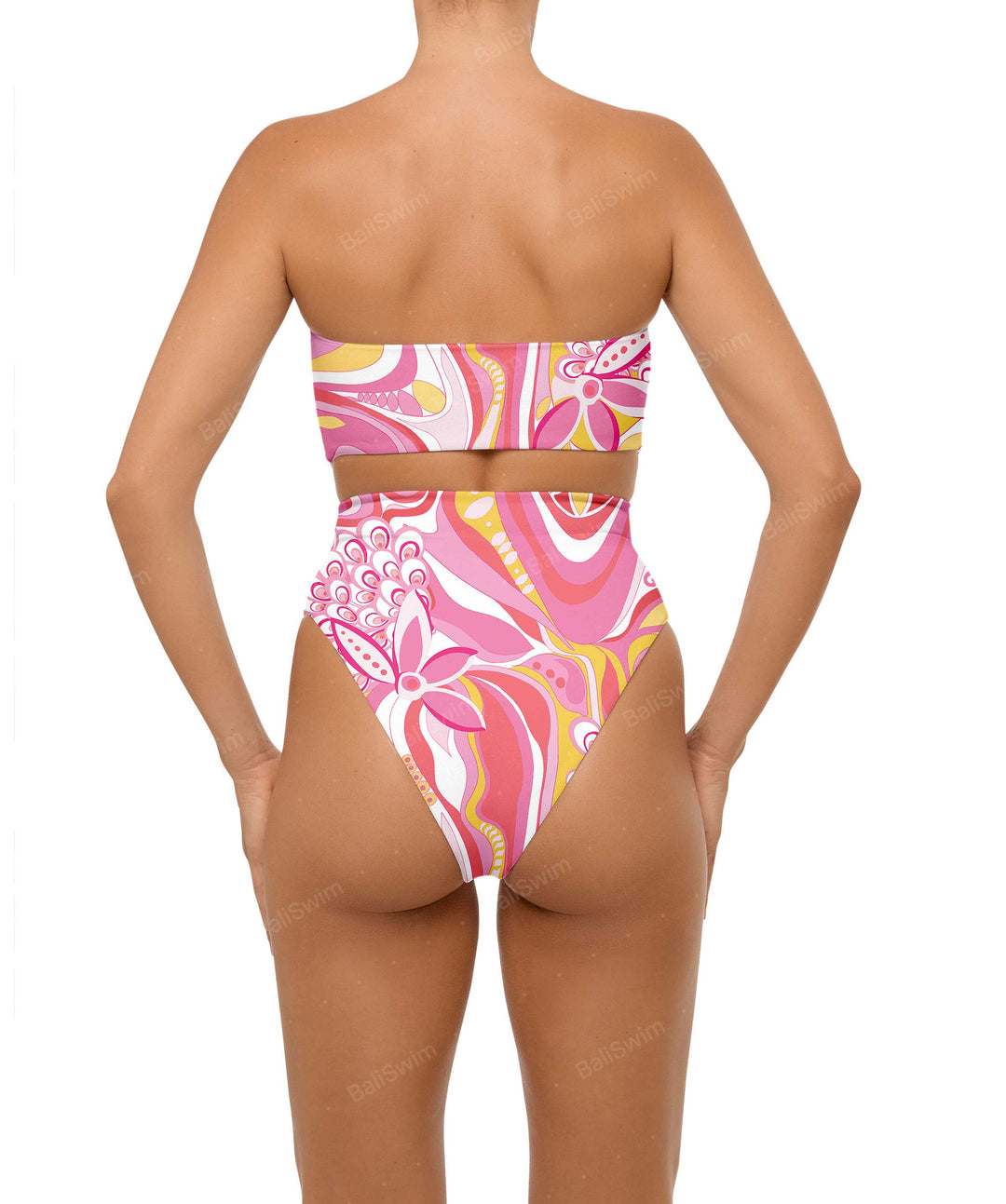 BSWS-B99 O-ring High Rise Bikini Bottom