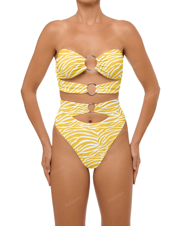 BSWS-B99 O-ring High Rise Bikini Bottom