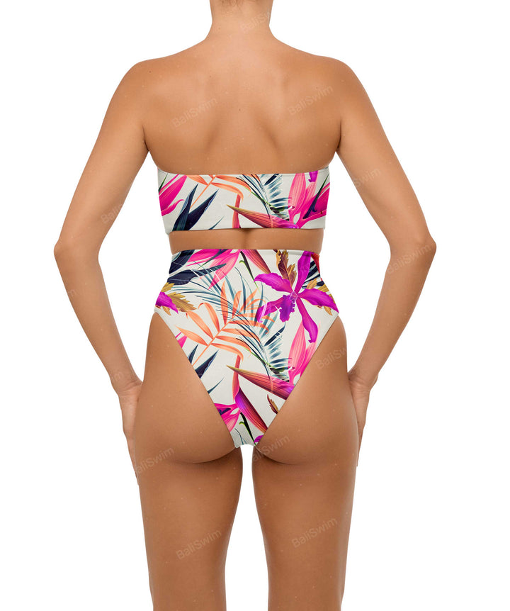 BSWS-B99 O-ring High Rise Bikini Bottom