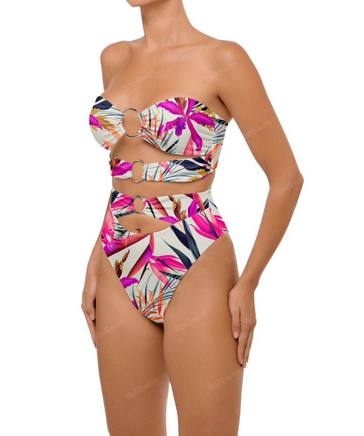 BSWS-B99 O-ring High Rise Bikini Bottom