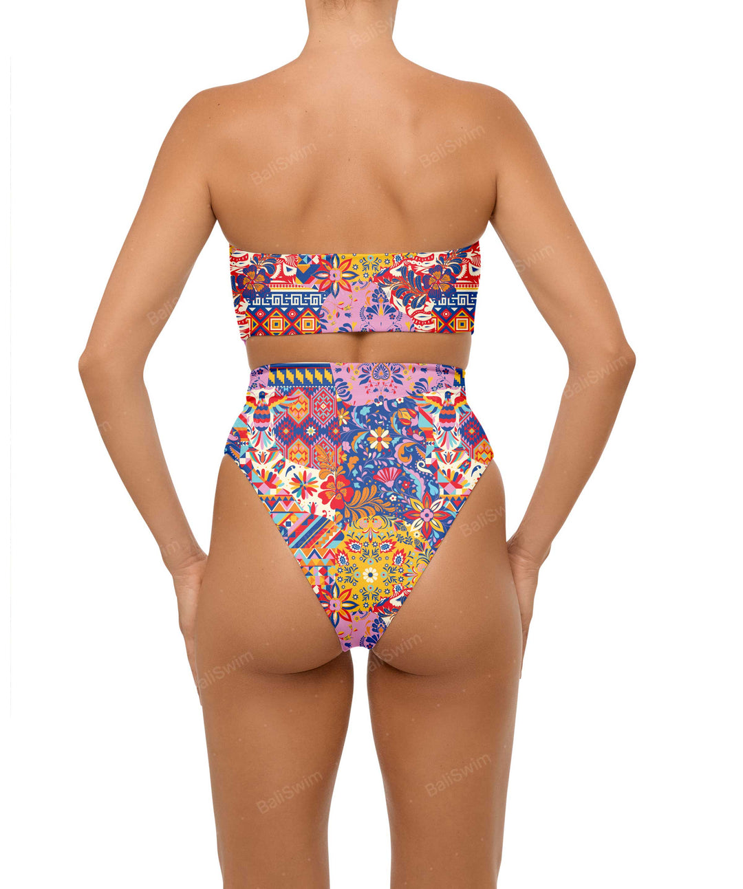 BSWS-B99 O-ring High Rise Bikini Bottom