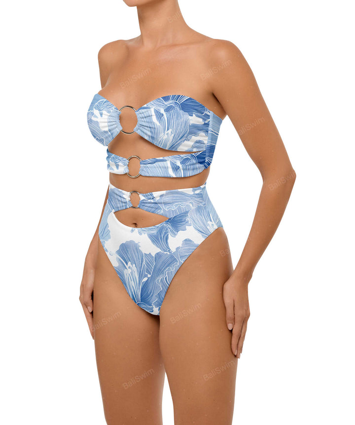 BSWS-B99 O-ring High Rise Bikini Bottom