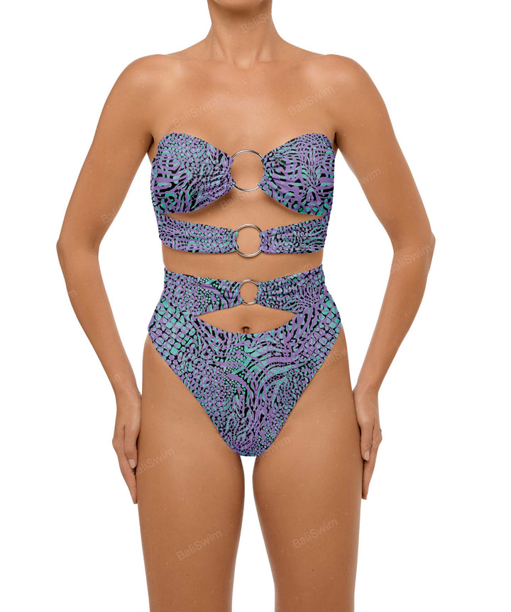 BSWS-B99 O-ring High Rise Bikini Bottom