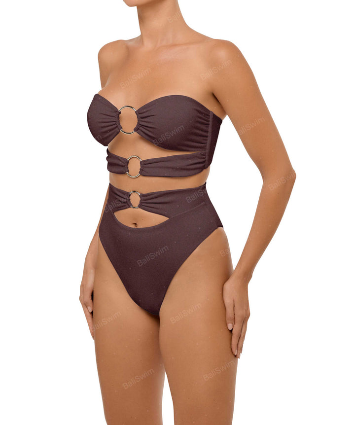 BSWS-T99 O-ring Bandeau Bikini Top