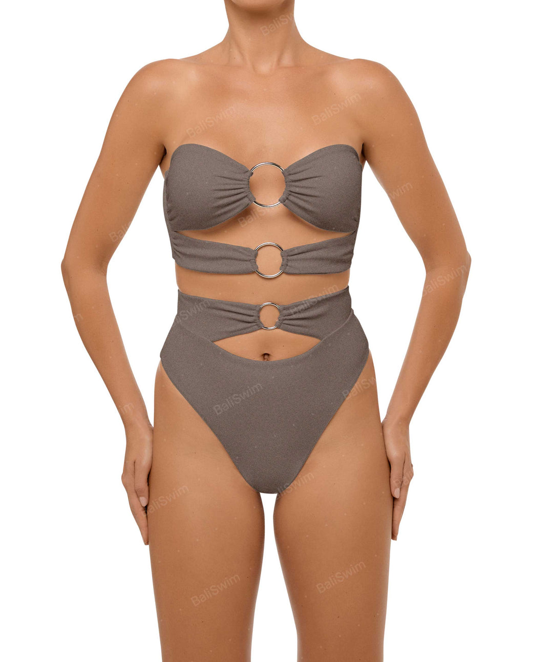 BSWS-T99 O-ring Bandeau Bikini Top