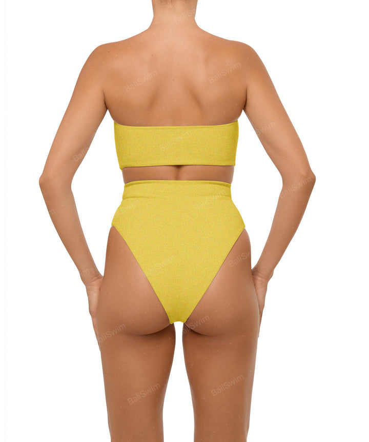 BSWS-B99 O-ring High Rise Bikini Bottom