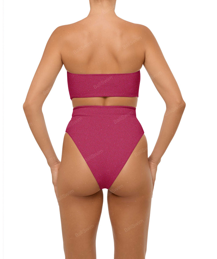 BSWS-B99 O-ring High Rise Bikini Bottom