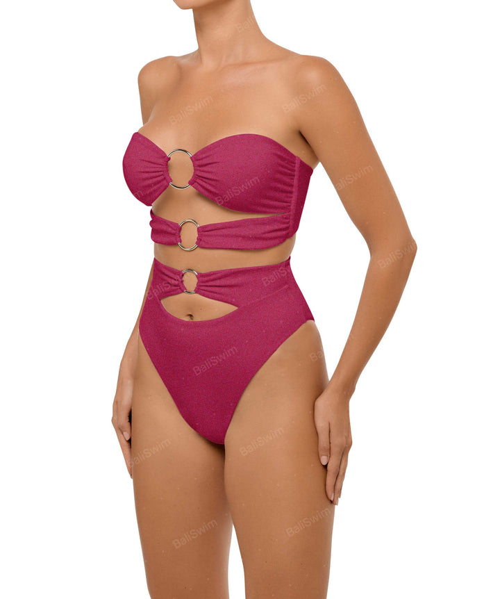 BSWS-T99 O-ring Bandeau Bikini Top