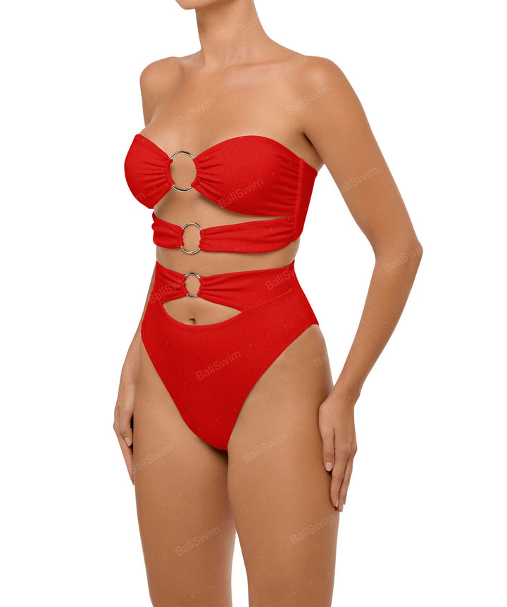 BSWS-T99 O-ring Bandeau Bikini Top