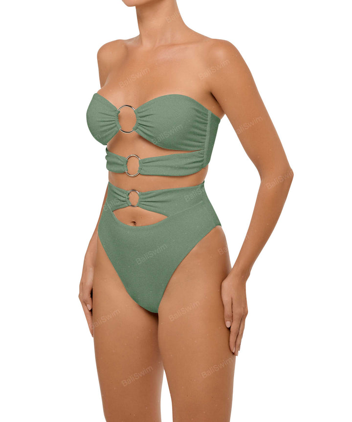BSWS-T99 O-ring Bandeau Bikini Top
