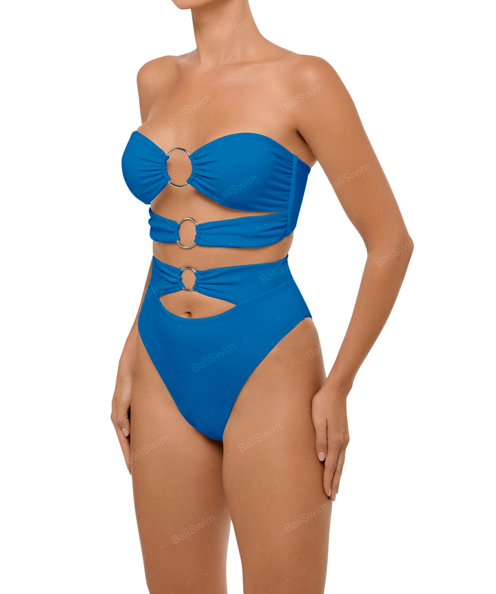 BSWS-T99 O-ring Bandeau Bikini Top