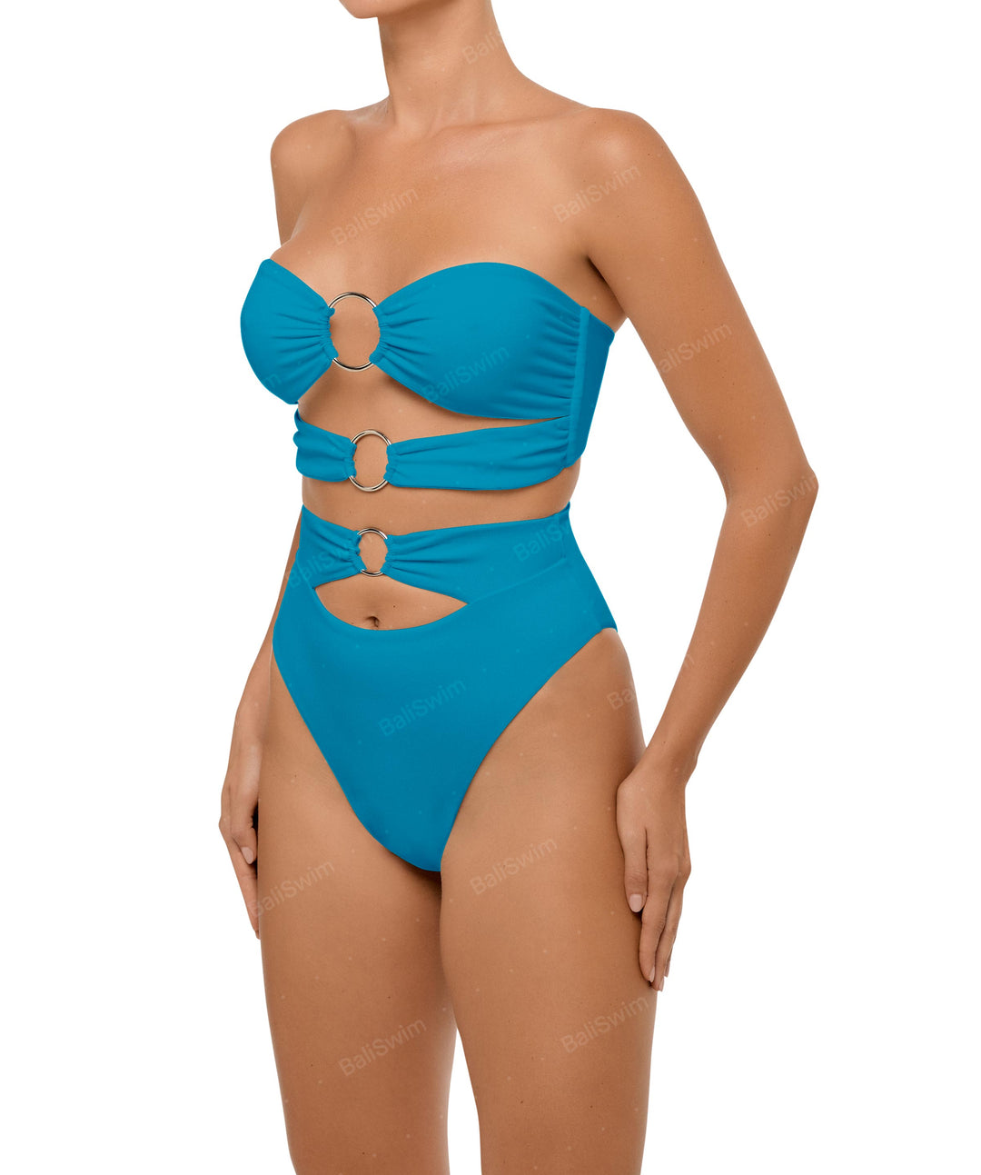 BSWS-T99 O-ring Bandeau Bikini Top