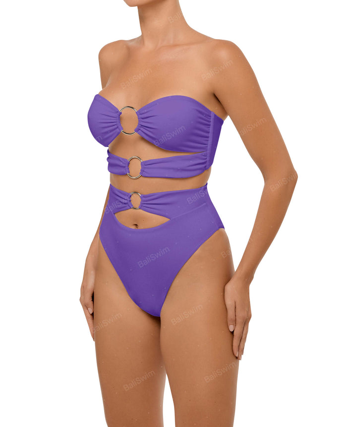 BSWS-T99 O-ring Bandeau Bikini Top