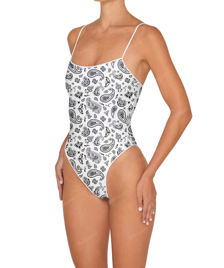 BSWS-S78 Corded Square Neck One Piece