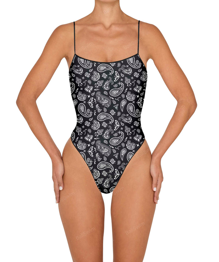 BSWS-S78 Corded Square Neck One Piece