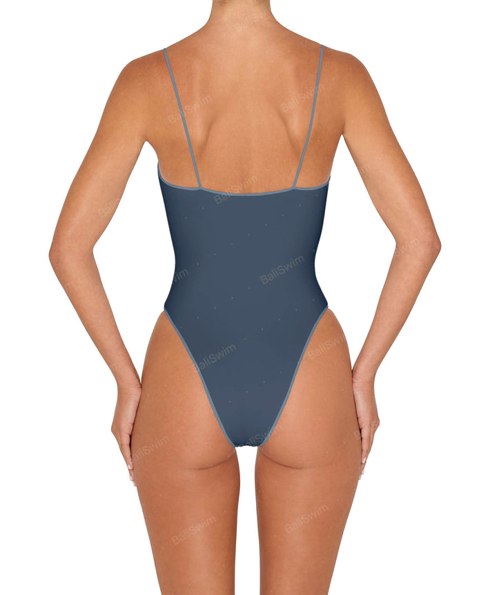 BSWS-S78 Corded Square Neck One Piece