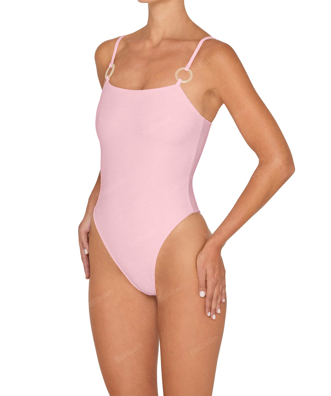 BSWS-S79 Square Neck One Piece With Rings