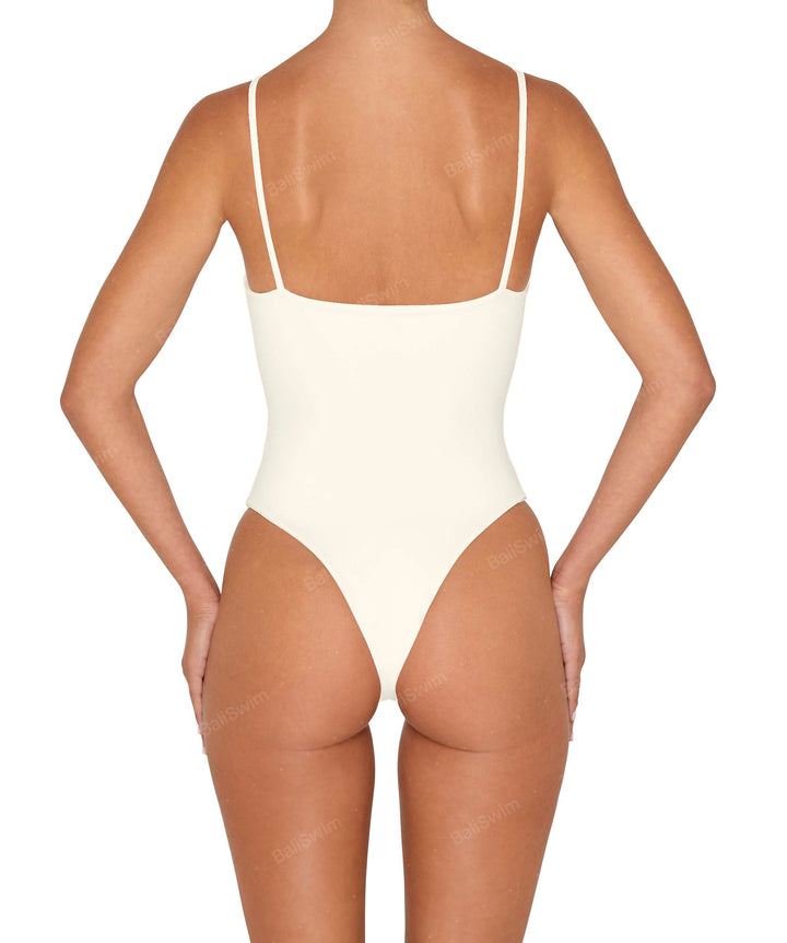 BSWS-S79 Square Neck One Piece With Rings